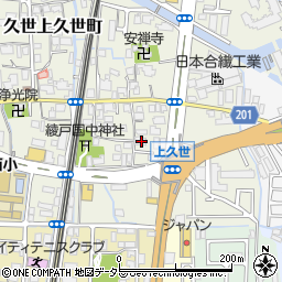 京都府京都市南区久世上久世町716周辺の地図