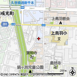 京都府京都市南区上鳥羽南村山町60周辺の地図