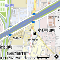 ラーメン魁力屋 山科小野店周辺の地図