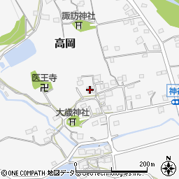 兵庫県神崎郡福崎町高岡869周辺の地図