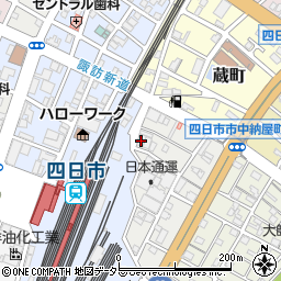 日本通運株式会社　三重支店移転引越課周辺の地図