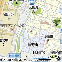 愛知県岡崎市元能見町201周辺の地図