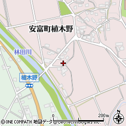 兵庫県姫路市安富町植木野263周辺の地図