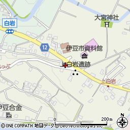 静岡県伊豆市上白岩673周辺の地図