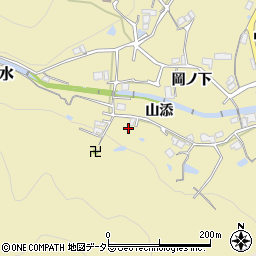 兵庫県猪名川町（川辺郡）清水（山添）周辺の地図