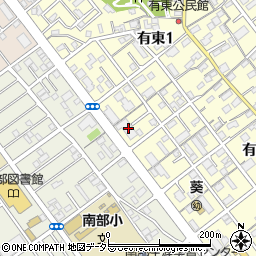 斎長物産静岡支店周辺の地図