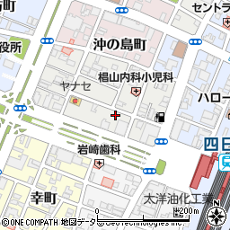 きみのやうなぎ店周辺の地図