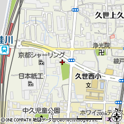 京都府京都市南区久世上久世町358周辺の地図