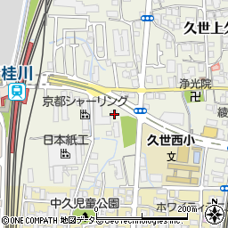 京都府京都市南区久世上久世町355周辺の地図