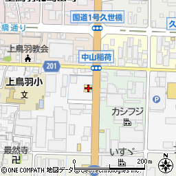 京都府京都市南区上鳥羽城ケ前町243周辺の地図