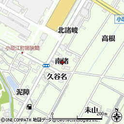 愛知県刈谷市小垣江町南諸周辺の地図