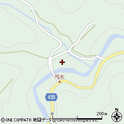 愛知県新城市作手高松周辺の地図