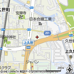 京都府京都市南区久世上久世町756周辺の地図
