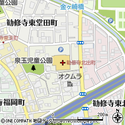 ホームセンターコーナン勧修寺北店周辺の地図