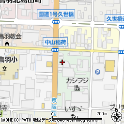 京都府京都市南区上鳥羽鴨田町21周辺の地図