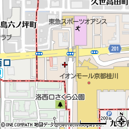 京都府京都市南区久世高田町54周辺の地図