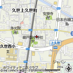 京都府京都市南区久世上久世町690周辺の地図