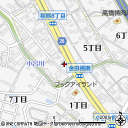 ファミリーマート岡崎小呂町店周辺の地図