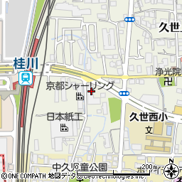 京都府京都市南区久世上久世町360周辺の地図