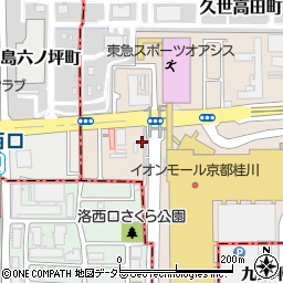 京都府京都市南区久世高田町52周辺の地図
