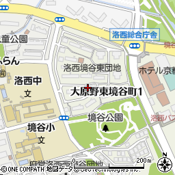 洛西境谷東団地周辺の地図