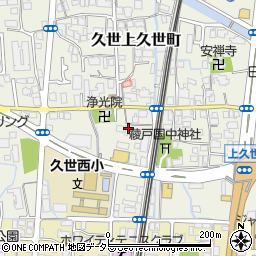 京都府京都市南区久世上久世町433周辺の地図