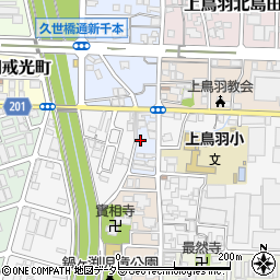 京都府京都市南区上鳥羽南村山町57周辺の地図