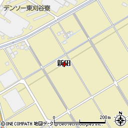 愛知県刈谷市野田町新田周辺の地図