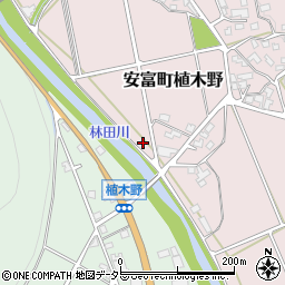 兵庫県姫路市安富町植木野528周辺の地図