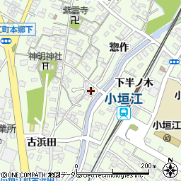 愛知県刈谷市小垣江町惣作19-4周辺の地図