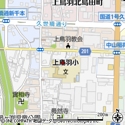 京都府京都市南区上鳥羽城ケ前町236周辺の地図