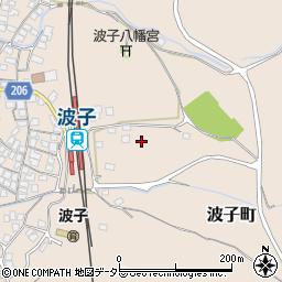 島根県江津市波子町イ-555周辺の地図