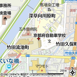 京都府自動車学校周辺の地図