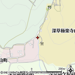 京都府京都市伏見区深草極楽寺山町1周辺の地図