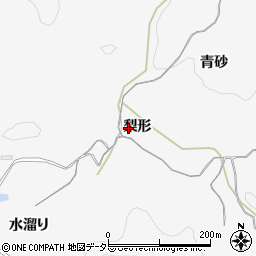 愛知県岡崎市箱柳町梨形周辺の地図