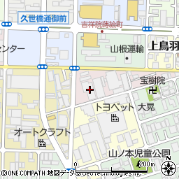 京都府京都市南区上鳥羽南戒光町17周辺の地図