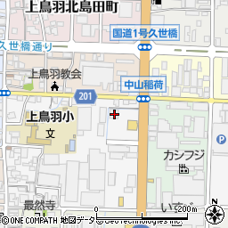 京都府京都市南区上鳥羽城ケ前町240周辺の地図