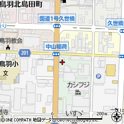 京都府京都市南区上鳥羽鴨田町23周辺の地図