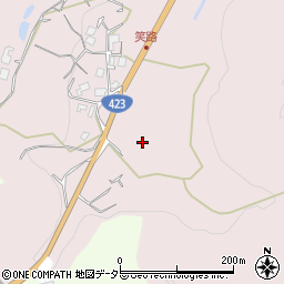 京都府亀岡市西別院町笑路下川周辺の地図