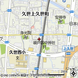 京都府京都市南区久世上久世町444周辺の地図