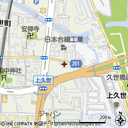 京都府京都市南区久世上久世町752周辺の地図