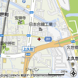 京都府京都市南区久世上久世町747周辺の地図