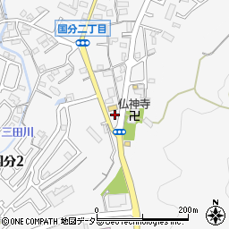 滋賀県大津市国分1丁目24周辺の地図