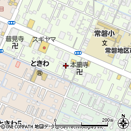 三重県四日市市城西町周辺の地図