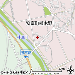 兵庫県姫路市安富町植木野296周辺の地図