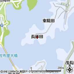 愛知県知多市佐布里長拝田周辺の地図