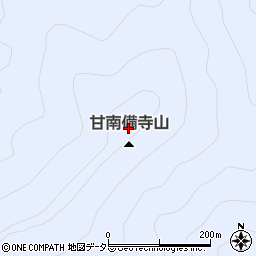 甘南備寺山周辺の地図