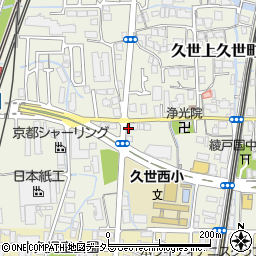 京都府京都市南区久世上久世町400周辺の地図