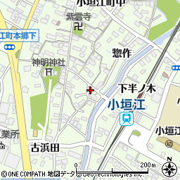 愛知県刈谷市小垣江町惣作21周辺の地図