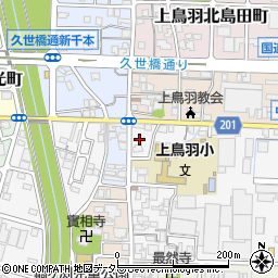 京都府京都市南区上鳥羽城ケ前町212周辺の地図